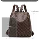 Womens Backpack Purse Leather Anti-theft Large Fashion Designer Travel Backpack Bag Men's Backpack Shoulder Bags, A-brown