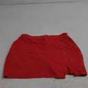 Women's Side Slit High Waisted Mini Skirt Stretchy Bodycon Skort 2025 Y2K Club Skirts with Underneath (Medium, Red)