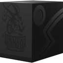 Dragon Shield Double Shell Card Deck Box Shadow Black/Black Sturdy TCG, OCG Card Storage Compatible with Pokemon Yugioh Commander and MTG Magic: The Gathering Cards