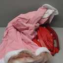 Elf Costume for Women Adult Christmas Deluxe Pink Fancy Dress Festive Costume Xmas Party Cosplay Outfits (Women, 2X-Large)