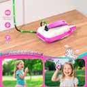 Rechargeable Walkie Talkies Toys for Girls: Unicorn Toys Walkie Talkies for Kids 2 Pack Christmas Birthday Gifts for Grandkids 3 4 5-7 Year Old Girls Age 4-5 6-8 Years Old Stocking Stuffers