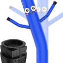 Inflatable Tube Man with Blower: 6 FT Tall Dancing Inflatable Tube Guy for Outdoor Decoration with Mini Blower Fan, for Mall Opening, Business Advertising, and Events (Blue)