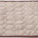 Pet Summer Cooling Mat for Dogs and Cats Soft Breathable Bedding Pad with Smooth Surface Size S Brown Color for Home Crates Kennels and Travel to Prevent Overheating