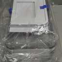 Delamu 2 Sets of 3-Tier Bathroom Under Sink Organizers and Storage, Multi-Purpose Stackable Pantry Organization and Storage, Pull Out Clear Kitchen Bathroom Cabinet Organizer with Movable Dividers (White)