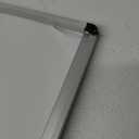 VIZ-PRO Magnetic Dry Erase Board, 48" x 24", Silver Aluminium Frame