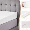 Lazyzizi Wedge Mattress Elevator 7-Inch Inclined Mattress Topper for Acid Reflux, GERD, Neck & Back Pain, Snoring, Under Bed Wedge Mattress with Washable Cover & Non-Slip Bottom for Bedroom, Full