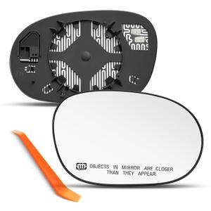 Compatible with 2008-2023 Dodge Challenger, Dodge Charger Passenger Side Mirror, Right Side Mirrors with Backing Plate, Power Heated