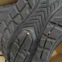 Men's Orthopedic Trail Running Shoes: Comfortable Casual Arch Support Plantar Fasciitis Orthotic Trekking Hiking Shoes, Flat Feet Tennis Sport Athletic Fashion Sneakers for Foot and Heel Pain Relief (11, W1-black)