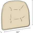 Non-Slip Chair Cushions, Assembled in USA, U-Shaped Skid-Proof Seat Pads for Dining Room, Kitchen, Office, 15"x16"