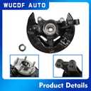 698-389 Front Left Steering Knuckle Hub Bearing Assembly For Toyota Corolla 2003-2008 L4 1.8L Replaces#LK029,4321119015 47781-12240 90363-40066