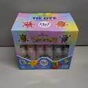 24 Colors Tie Dye Kit, Tie Dye Set for Kids, Pre-Filled Bottles, Non Toxic Permanent Fabric Dye Art Set, Easy DIY Fabric Art - Create Fun (24 Colors)