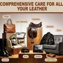Leather Boot Care Kit, Mink Oil & Saddle Soap for Leather Cleaning & Leather Boots, 6-in-1 Leather Shoe Care Kit