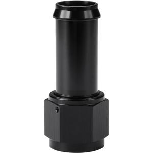 2 x 10AN Female to 3/4 Barb Hose Fitting Adapter Straight Swivel Aluminum Black