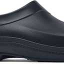 Shoes for Crews Radium, Men's, Women's, Unisex Slip Resistant Work Clogs, Water Resistant, Black