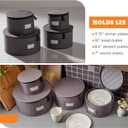 StorageLAB China Storage Containers, Containers for Organizing, Hard Shell Case, Felt Plate Dividers, Moving Supplies, Storage Box, Wine, Dishes, Glasses Storage, Charger Plates Storage Containers