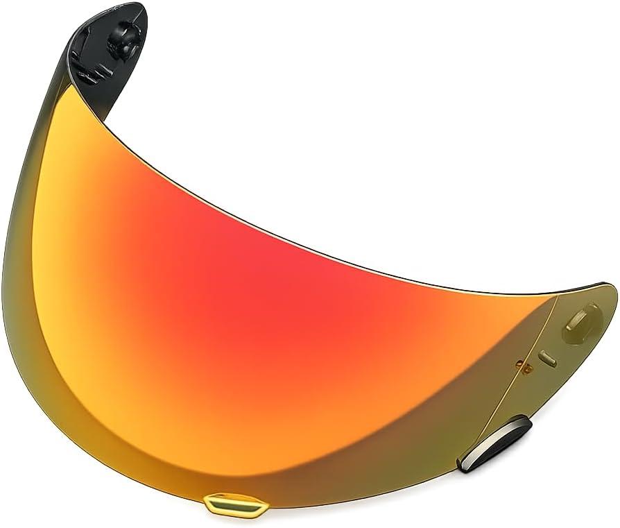 Qualifier Helmet Visor Compatible with Bell Qualifier, Star, Vortex, RS-1, Revolver Helmets Face Shield (Sapphire Red)