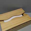 Acacia Wood Couch Cup Holder Tray, 7-in-1 Couch Arm Tray, Sofa Clip-On Side Table with Push-Pull Drawer to Organize and Store Small Objects, 360Swivel Phone Holder, for Drinks, Cups, Snacks, Remote