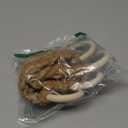 YVPSI 2 Pcs Kitchen Dish Towel Holder with Loop Crochet Hanging Towel Holder Ring Towel Hanger Loop Ring for Kitchen Bathro (Grey)