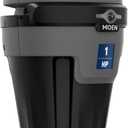 Moen Chef Series 1 HP Continuous Feed Lighted Garbage Disposal with Sound Reduction for Under Sink, Power Cord Included, EXL100C