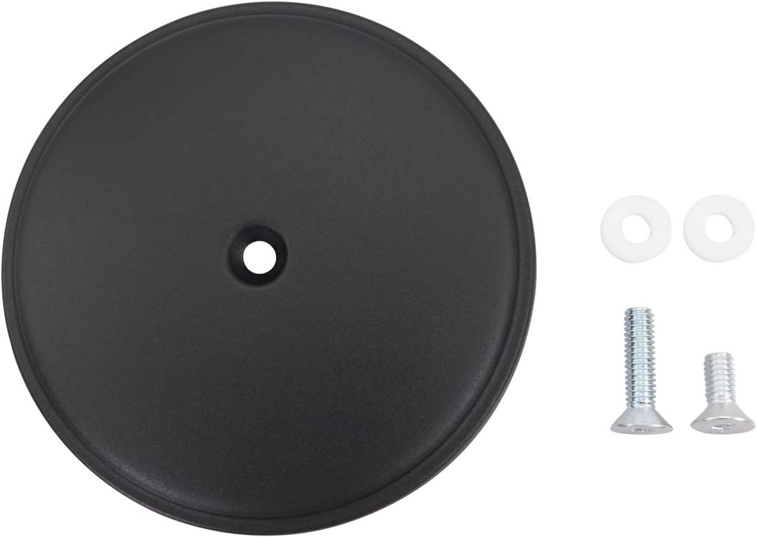 18-761 Air Cleaner Outer Cover for Billet Sucker and Big Sucker Stage, Black Cover Compatible with Most Harley Davidson Models