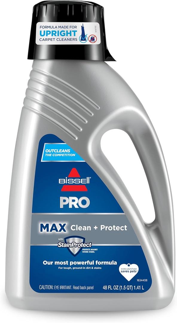 Bissell 78H63 Deep Clean Pro 4X Deep Cleaning Concentrated Carpet Shampoo, 48 ounces - Silver (48 Fl Oz (Pack of 1))