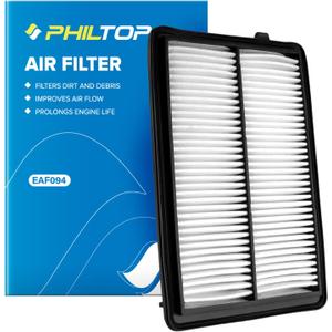PHILTOP Engine Air Filter CA11413 Replacement for Acura RDX 2013 2014 2015 2016 2017 2018, Rigid Panel