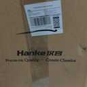 Hanke Top Opening Carry On Luggage, 20 Inch All-PC Aluminum Frame Wide Handle Luggage, Hard Shell Trunk Suitcase with Spinner Wheels, TSA Airline Approved (Jet Black, 40L)