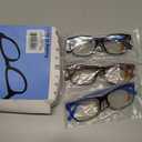 Progressive Multifocus Reading Glasses for Women, Pattern Print Blue Light Block Stylish Ladies Computer Readers