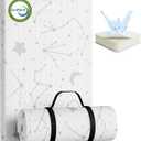 YENING Breathable Pack and Play Mattress Pad 38x26 Waterproof Baby Mattress for Pack N Play Matress Topper Waterproof with Strap