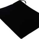 Aestivate 8 Pack Large Velvet Drawstring Pouch, Velvet Bag 810 Inch Storage Bag Cosmetics Pouches Dust Bag 8 Pieces(Black)