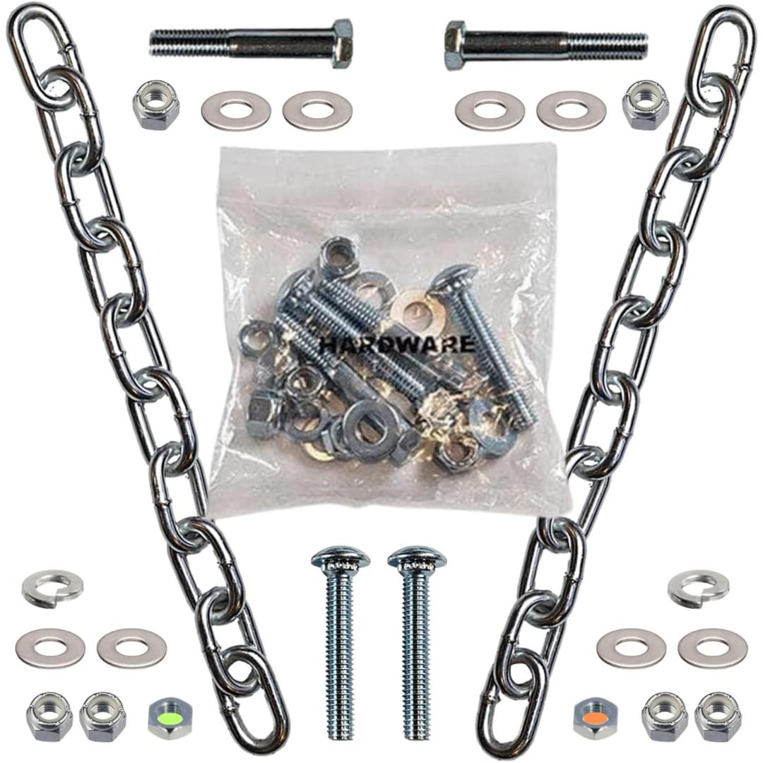 Chain And Hex Bolts With Nuts And Washers
