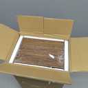 QEEIG Floating Shelves for Wall Bathroom Shelf Bedroom Kitchen Living Room Hanging Book Shelves Small Farmhouse Decor 16 inch Set of 3, Rustic Brown (015-BN3)