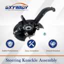GXYWADY Left Knuckle and Hub Unit Replacement for Accord 2008-2012 Replacement for TSX 2009-2014 Replacement for 51215TA0020 698-447 LK051