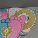 11 Pcs Gender Reveal Decorations Baby Shower Yard Signs with Stakes,Baby Gender Reveal Ideas Yard Letters Lawn Signs Boy or Girl Gender Reveal Party Supplies