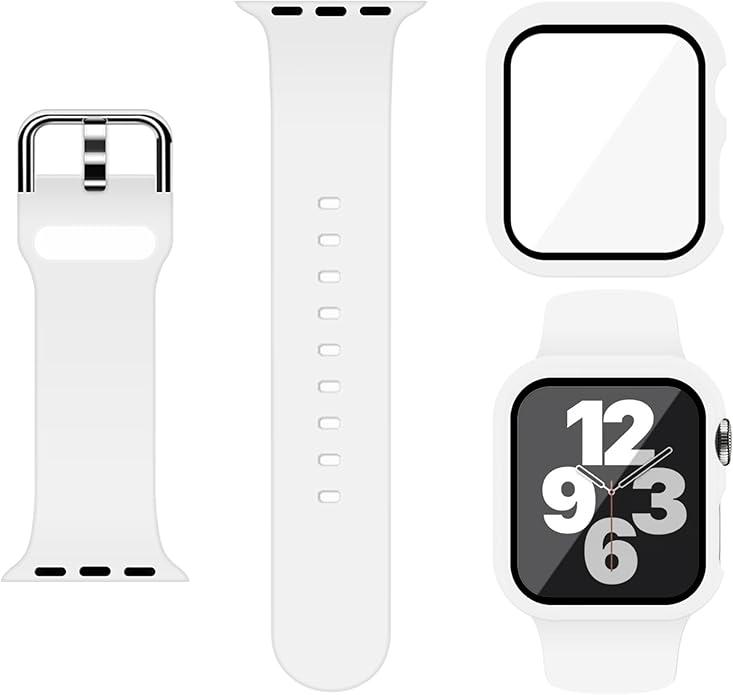 Sport Silicone Band and Case with Screen Protector
