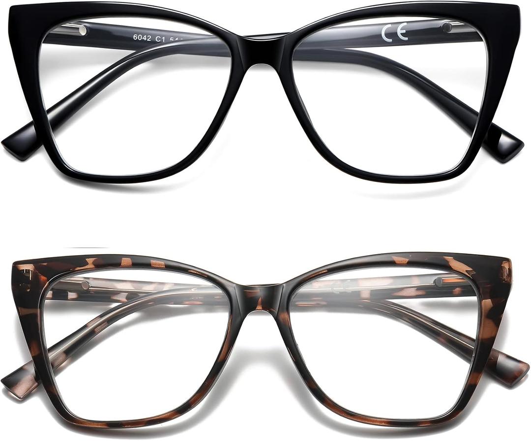 Oversized Reading Glasses Women Cat Eye Photochromic Computer Reader Stylish Ladies Designer Fashion Big Eyewear