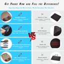 2 x ErgoFlow Gel Wrist Rest Mouse Pad - Ergonomic Cushion for Desk, Cute Aesthetic Computer Decor for Women; Small Mousepad Mat&Laptop Pads - Office, Home Support&Ergo Accessories Supplies(06Purple Ombre)