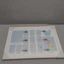 My First Year Photo Frame 12x16, Baby's First Twelve Months 4x6 and 2x3 Wallet Pictures Milestone Board Keepsake, as New Mom Baby Newborn Gift, White