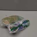 7-inch Buddha Statue Collection with LED lamp Base - Elegant Transparent Sculpture Decoration, Creating Unique Home Decor (Blue)