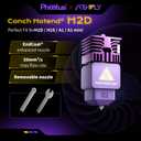 PhaetusxArkfly Conch Hotend H2D Removable Nozzle, 50mm/s Max Flow Rate, EndCoat Enhanced Nozzle (0.8mm)