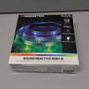 Monster 16.4ft Sound Reactive Multi-Color LED Light Strip with IR Remote Control, Indoor Use, Xtreme Easy Assembly