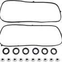 VS50607R Engine Valve Cover Gasket Set for 2003-2008 Honda Accord Pilot Ridgeline & Acura MDX RLTL & Saturn Vue 3.0L 3.2L 3.5L 3.7L, 2003 2004 2005 2006 2007 2008 2009 2010