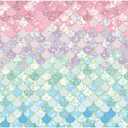 Renaiss 7x5ft Mermaid Backdrop Mermaid Scales Photography Background Under The Sea Fish Scales Fairy Tale Mermaid Princess Bridal Shower Girls Baby Shower Birthday Party Decor Photo Booth Props