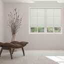 BlindsAvenue Cellular Honeycomb Cordless Shade, 9/16" Single Cell, Light Filtering, White, Size: 32.5" W x 72" H