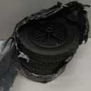 KEILEOHO 4 PCS 8 x 1.75 Inch Replacement Hand Truck Wheels, Heavy-Duty Solid Rubber Wheel with 1/2 Inch Axle Bore Universal Hand Truck Wheel Replacement Tires for Lawn Mowers, Dollies, Black