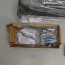 Hand Rails for Outdoor Steps,2 Step Stair Handrail & Indoor Stair Railing KitMetty Metal Railings for Outdoor Steps and Hand Rails for Seniors for Porch Railing (Black-Straight)