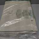 StorageWorks Extra Large Storage Bins with Lids, 55L Decorative Organizer with Divider Board, Fabric Boxes with Handles, Khaki and Beige Stripes, 2-Pack (Jumbo)