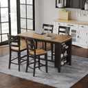 Signature Design by Ashley Gesthaven Counter Height Dining Table, 60-Inch, 30" W x 60" D x 35.75" H