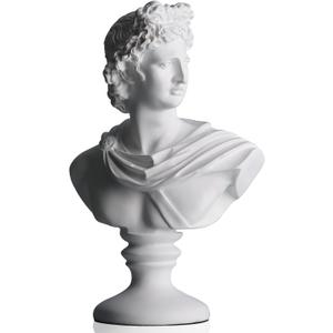 DOVDOV David Statue, Greek Decoration, Home Decoration Statue, Bust Sculpture for Home Decoration, Suitable for Living Room, Office, Shelf for Home Decoration David Statue