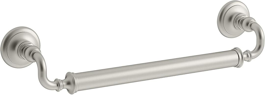 Kohler K-25155-BN Artifacts Grab Bar, Vibrant Brushed Nickel